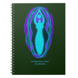 Caderno Espiral Diário da Deusa Perséfone Yoni