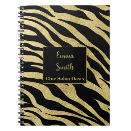 Caderno Espiral Diário da Golden Beauty Salon