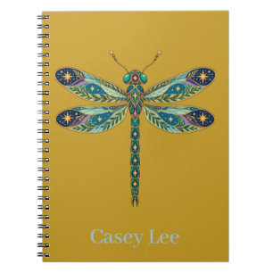 Caderno Espiral Diário da Libélula Mística/