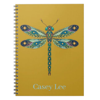 Caderno Espiral Diário da Libélula Mística/