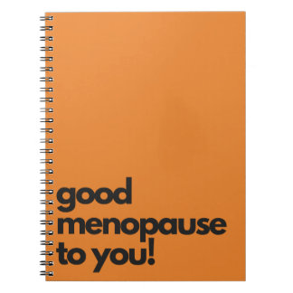 Caderno Espiral Diário da menopausa
