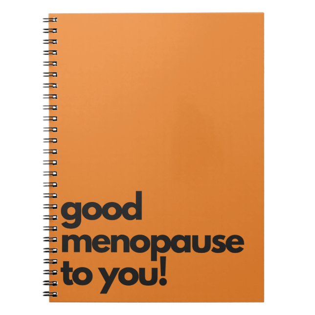 Caderno Espiral Diário da menopausa (Frente)