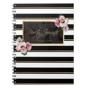 Caderno Espiral Diário da pureza - 119:9 do salmo