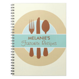 Caderno Espiral Diário da receita, azul