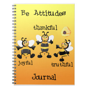 Caderno Espiral Diário das atitudes da abelha