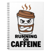 Diário de Café Engraçado para Quem Vive de Cafeína