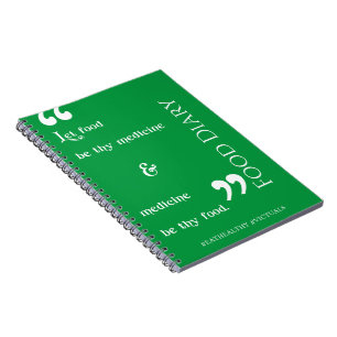 Caderno Espiral Diário de comida (#Vitais)