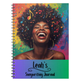 Caderno Espiral Diário de Composição de Músicas Rap Hip Hop PERSON