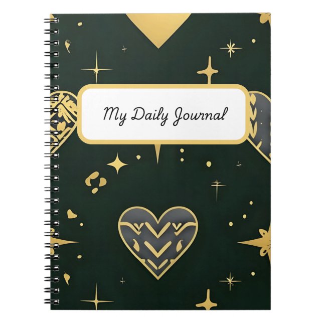 Caderno Espiral Diário de coração (Frente)