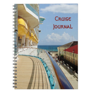 Caderno Espiral Diário de Cruzeiro Falmouth Dockside