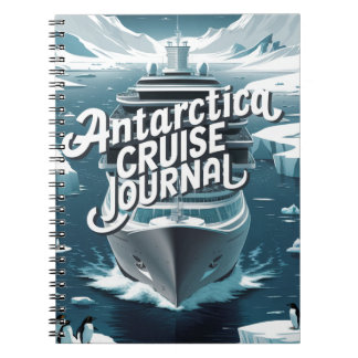 Caderno Espiral Diário de Cruzeiro na Antártida