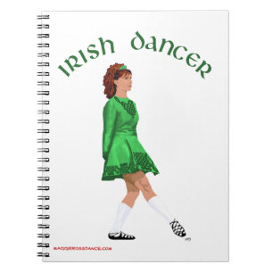 Caderno Espiral Diário de Dançarino Irlandês - Sapato Macio