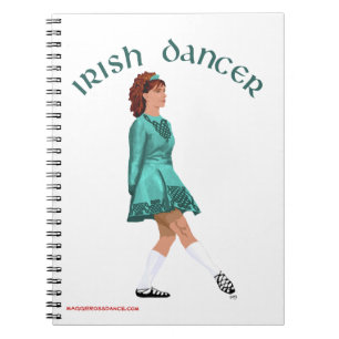 Caderno Espiral Diário de Dançarino Irlandês - Soft Shoe