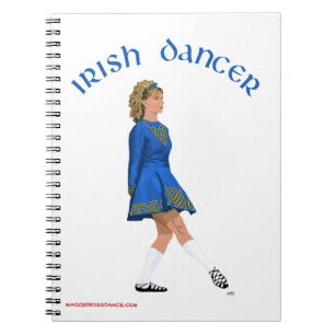 Caderno Espiral Diário de Dançarino Irlandês - Soft Shoe