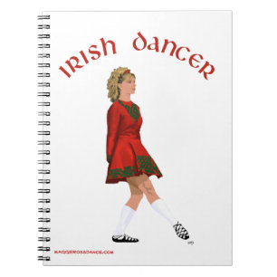 Caderno Espiral Diário de Dançarino Irlandês - Soft Shoe