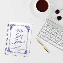 Caderno Espiral Diário de dor na fronteira do cluster Rosa Azul Pr