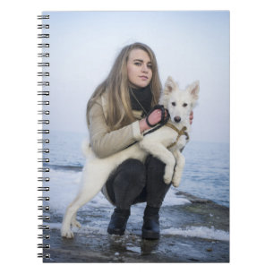 Caderno Espiral Diário de Fotografias Personalizado