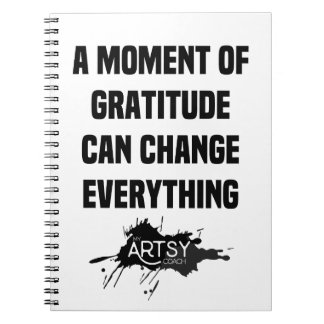 Caderno Espiral Diário de Gratidão