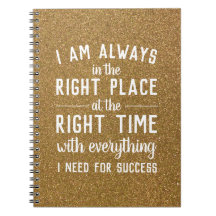 Diário de Gratidão Motivacional de Cotação Inspira