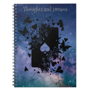 Caderno Espiral Diário de Ideias e Sonhos da Borboleta Espetada