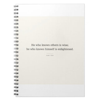 Caderno Espiral Diário de Lao Tzu: Sabedoria para Autoconhecimento