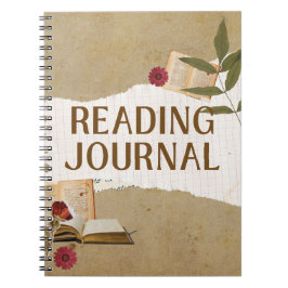 Caderno Espiral Diário de leitura