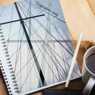 Caderno Espiral Diário de Mastos do Navio