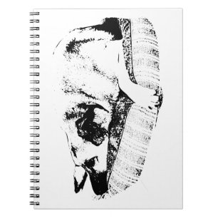 Caderno Espiral Diário de Notas Listradas, Pausa de Tinta