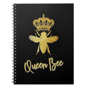 Caderno Espiral DIÁRIO de notebook espiral QUEEN BEE
