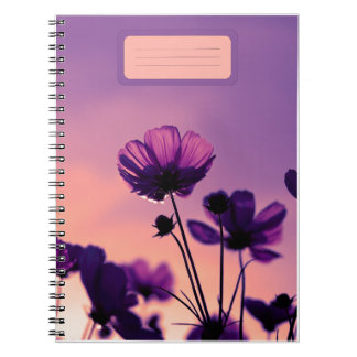 CADERNO ESPIRAL DIÁRIO DE NOTEBOOK FLORAL PARA JARDIM FLORAL PARA