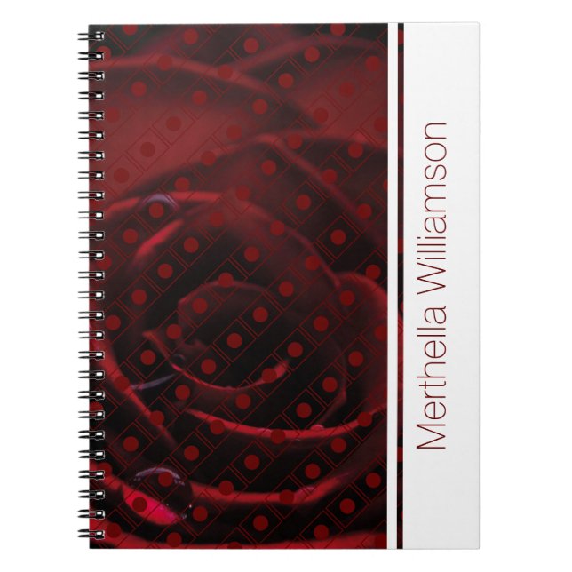 Caderno Espiral Diário de notebook personalizado para Bolinhas de  (Frente)