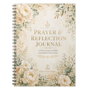 Caderno Espiral Diário de Oração e Reflexão   Fé Cristã