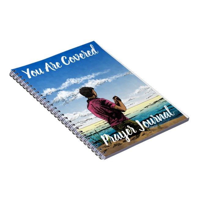 Caderno Espiral Diário de oração inspiradora (Lado Direito)