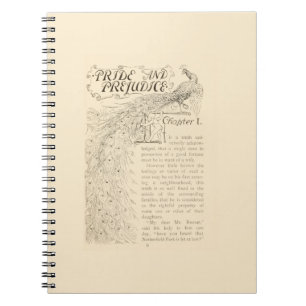 Caderno Espiral Diário de Orgulho e Preconceito