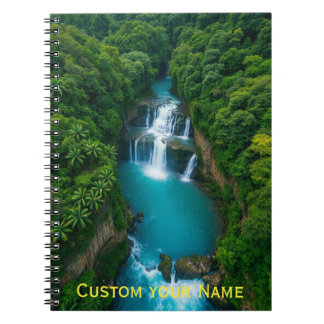 Caderno Espiral Diário de Outono na Selva Onde os Pensamentos Fluí