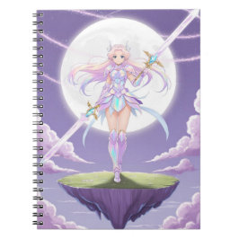 Caderno Espiral Diário de Pastel Magical Girl - Guerreiro Lunar