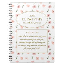 Diário de Pedidos de Oração Floral