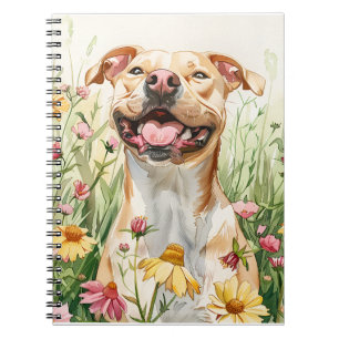 Caderno Espiral Diário de Pit Bull – Notas de Mãe de Cachorro