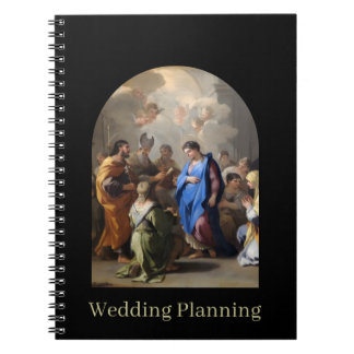 Caderno Espiral Diário de Planejamento de Casamento Católico de Ma