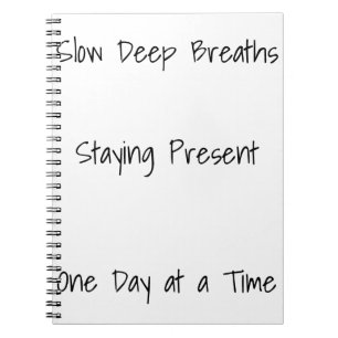 Caderno Espiral Diário de recuperação