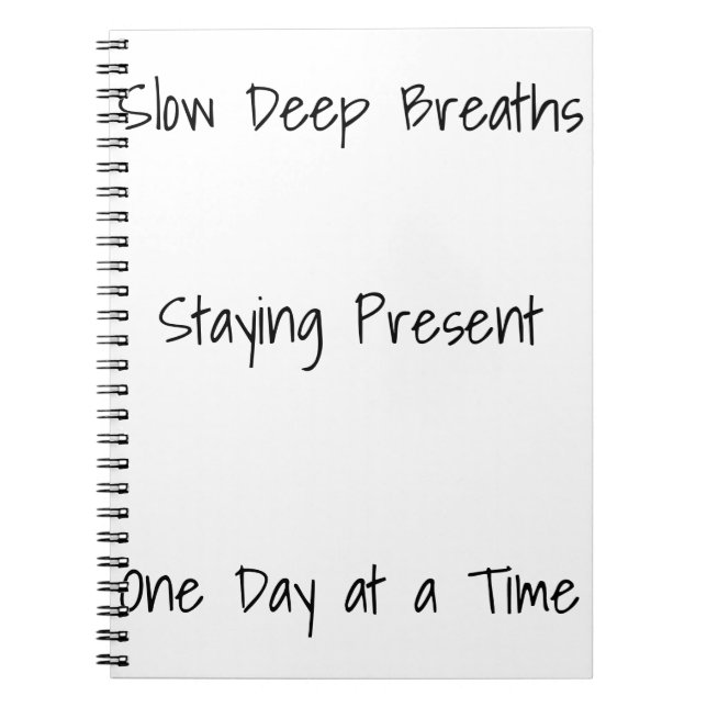 Caderno Espiral Diário de recuperação (Frente)