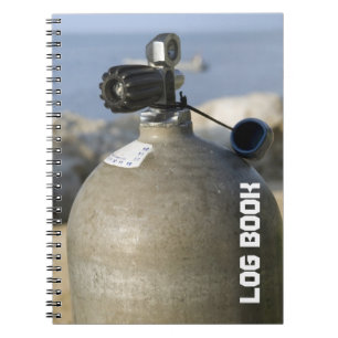 Caderno Espiral Diário de Registro de Unidades do Tanque Scuba