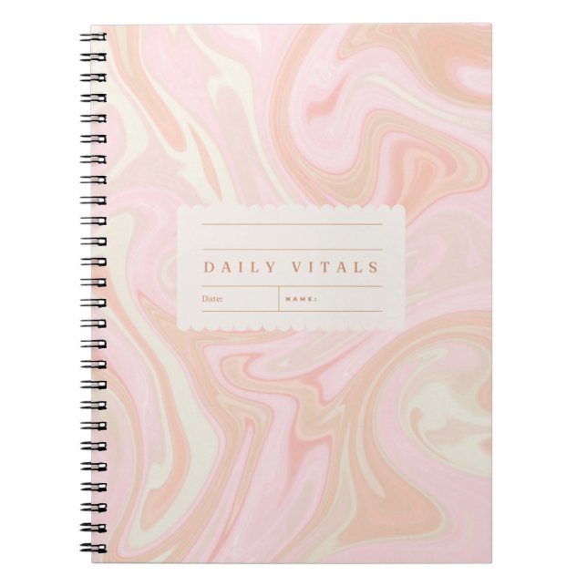 Caderno Espiral Diário de saúde (Frente)