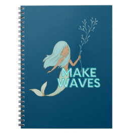 Caderno Espiral Diário de Sereia Preta