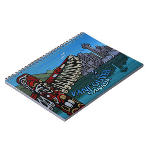 Caderno Espiral Diário de Souvenir de Notebook Landmark