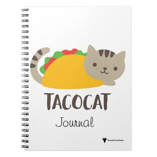 Caderno Espiral Diário 'de Tacocat" (Frente)