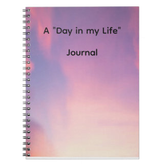 Caderno Espiral Diário de um Dia da Minha Vida;
