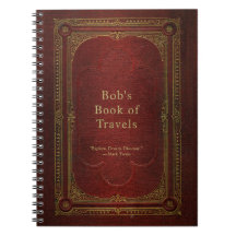 Diário de Viagem do Vintage Book personalizado