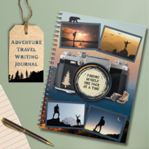 Diário de Viagens de Aventura ao Ar Livre Wanderlu