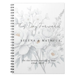 Caderno Espiral Diário de Votos de Casamento Personalizados – A Pa